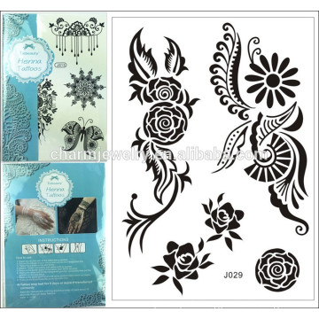 black lace garter tattoos ideas sun flowers fake temporary tattoos special design for adult j029